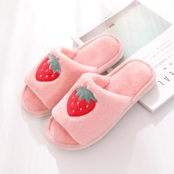 warm furry women slippers fruit cotton cute shoes for winter girl's pink house, Black
warm furry women slippers fruit cotton cute shoes for winter girl's pink house, Black
