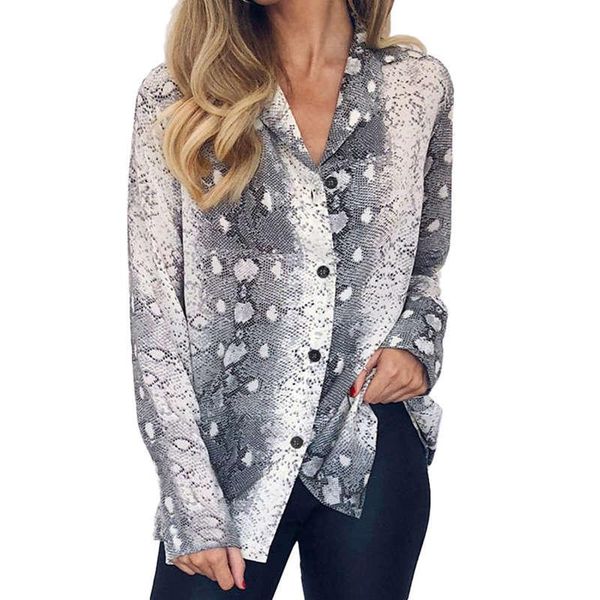 spring autumn women fashion slim vintage snake skin print blouse long sleeve v -neck split button chiffon shirt casual chic women's bl, White
spring autumn women fashion slim vintage snake skin print blouse long sleeve v -neck split button chiffon shirt casual chic women's bl, White