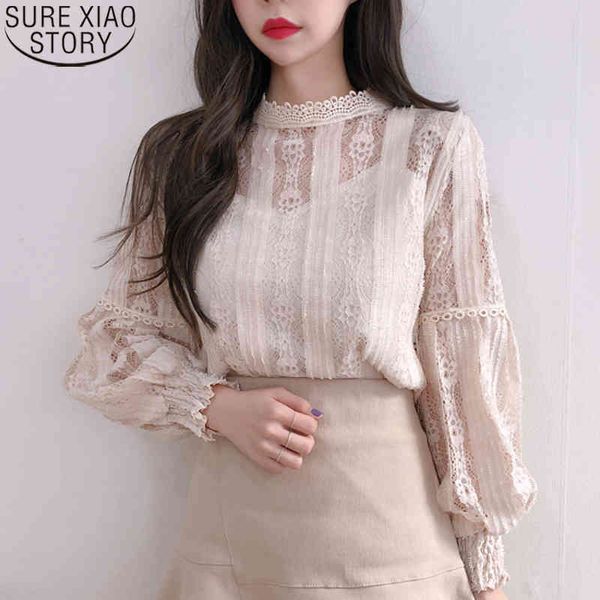 spring and autumn ladies femininas blusas women lace blouses hollow out elegant lantern sleeve casual shirts 6899 210417, White
spring and autumn ladies femininas blusas women lace blouses hollow out elegant lantern sleeve casual shirts 6899 210417, White