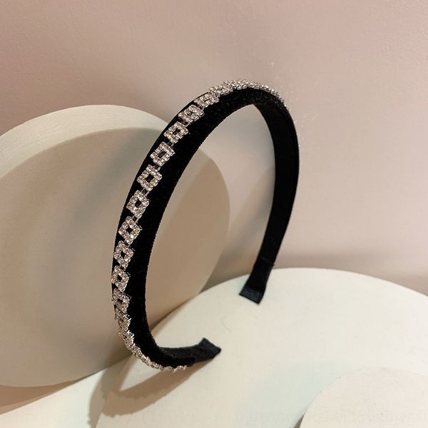 syv korean bandwater drill hairband bangs with black velvet simple versatile geometric headbands square chain rhinestone bb clip hair, Silver
syv korean bandwater drill hairband bangs with black velvet simple versatile geometric headbands square chain rhinestone bb clip hair, Silver