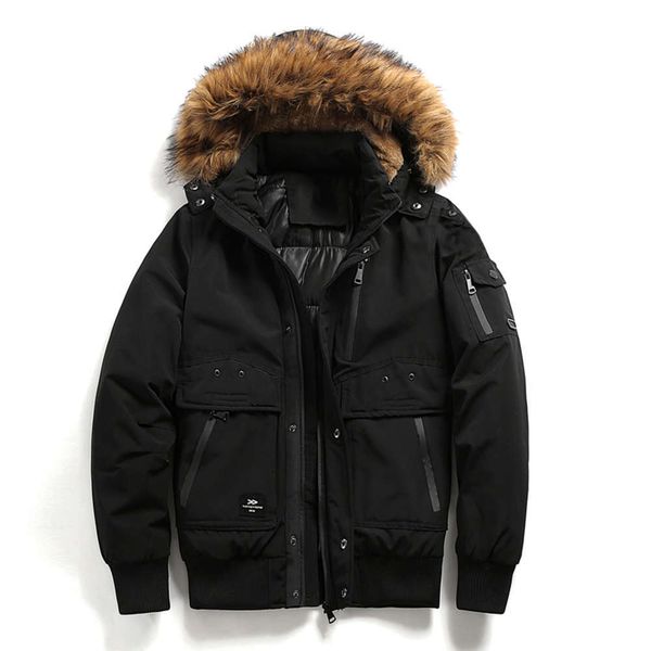 men's down & europe size hooded winter coat mens thick parkas casual -30 degree jacket parka cotton zipper pockets bomber men j2mw, Black
men's down & europe size hooded winter coat mens thick parkas casual -30 degree jacket parka cotton zipper pockets bomber men j2mw, Black