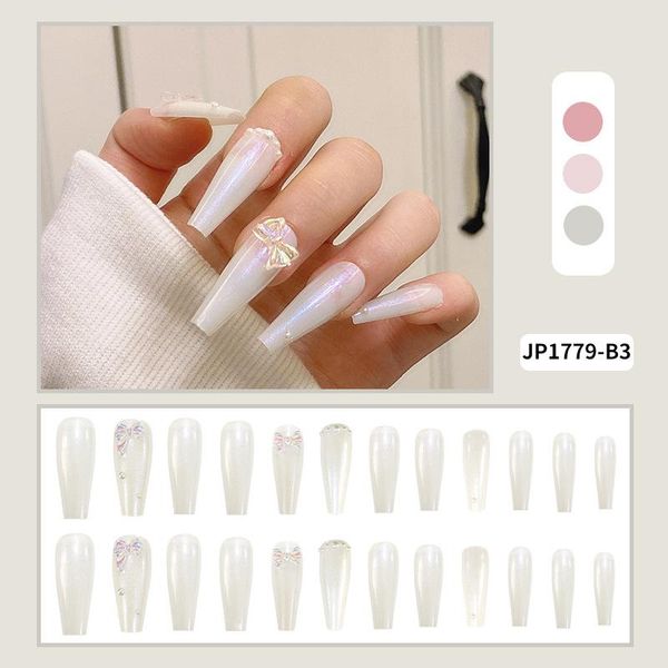 false nails fake nail super long pearl symphony bow art glossy piece patch wearing 24pcs with glue, Red;gold
false nails fake nail super long pearl symphony bow art glossy piece patch wearing 24pcs with glue, Red;gold