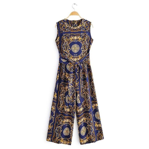 women's jumpsuits & rompers women vintage totem chain print casual siamese court ladies bow tied sashes wide leg conjoined pants chic p, Black;white
women's jumpsuits & rompers women vintage totem chain print casual siamese court ladies bow tied sashes wide leg conjoined pants chic p, Black;white