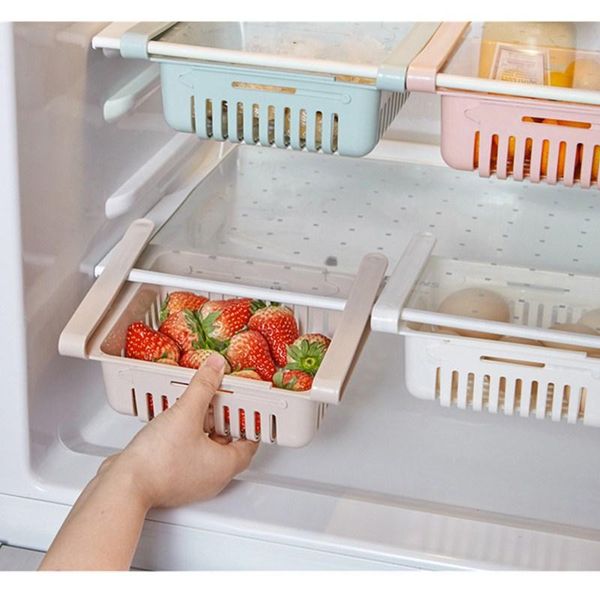 adjustable refrigerator storage shelves space saver pull-out fridge er holder organizer practical kitchen drawer organiser & organizati
adjustable refrigerator storage shelves space saver pull-out fridge er holder organizer practical kitchen drawer organiser & organizati
