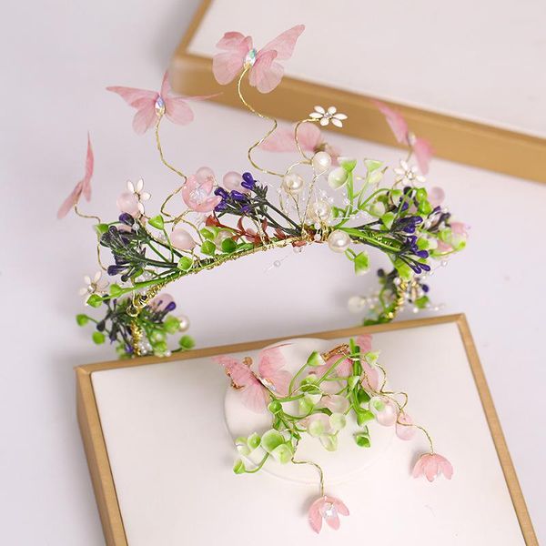 earrings & necklace super fairy butterfly hair band set women girls styling headpieces bridal wedding pography accessories, Silver
earrings & necklace super fairy butterfly hair band set women girls styling headpieces bridal wedding pography accessories, Silver