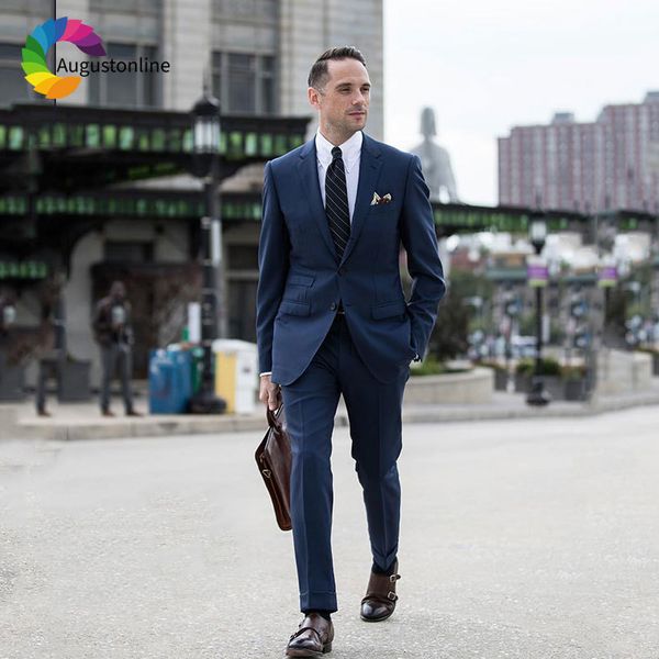 men's suits & blazers custom made business navy blue men wedding regular fit groom tuxedo pants man blazer jacket 2piece tern, White;black
men's suits & blazers custom made business navy blue men wedding regular fit groom tuxedo pants man blazer jacket 2piece tern, White;black