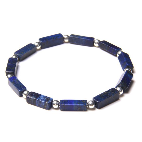 lapis lazuli bracelet for men natural polished rectangle stone bracelets silver color round beads charm bangle women jewlery, Black
lapis lazuli bracelet for men natural polished rectangle stone bracelets silver color round beads charm bangle women jewlery, Black