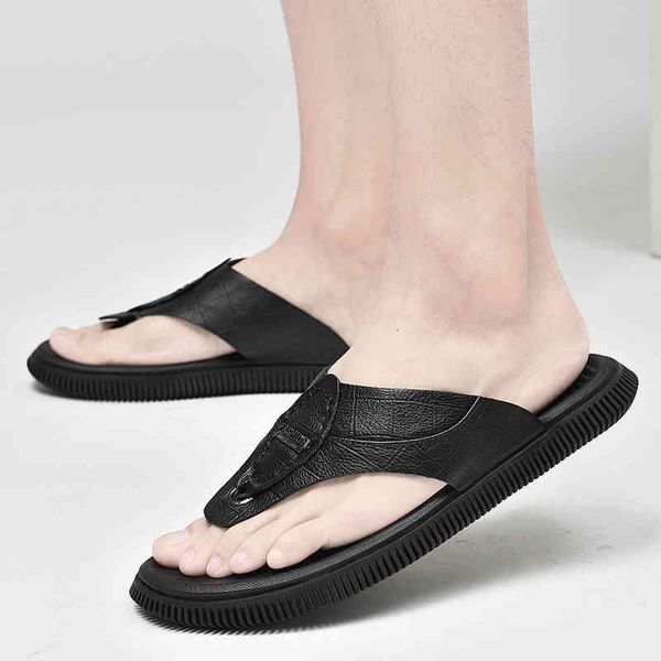 slippers genuine leather men outdoor men flip flops beach summer shoes breathable casual breathable flats sandalias 1a4h, Black
slippers genuine leather men outdoor men flip flops beach summer shoes breathable casual breathable flats sandalias 1a4h, Black