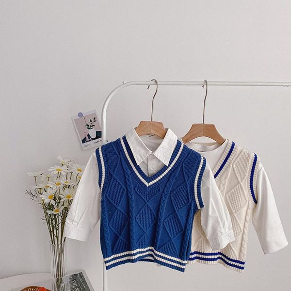 children's clothing vest knit spring and autumn temperament college style boy baby contrast color male v-neck sweater waistcoat, Camo
children's clothing vest knit spring and autumn temperament college style boy baby contrast color male v-neck sweater waistcoat, Camo