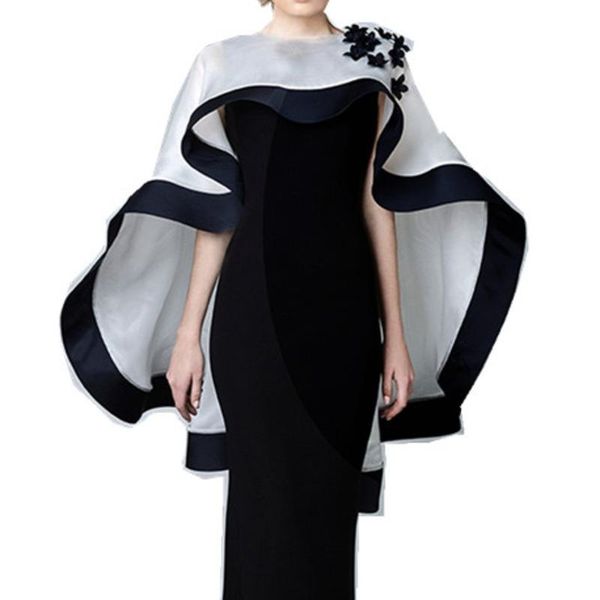 wraps & jackets mingli tengda noble organza black ruffle edge bride cloak front short back long shawl simple cape shrug bolero wedding flowe, White
wraps & jackets mingli tengda noble organza black ruffle edge bride cloak front short back long shawl simple cape shrug bolero wedding flowe, White
