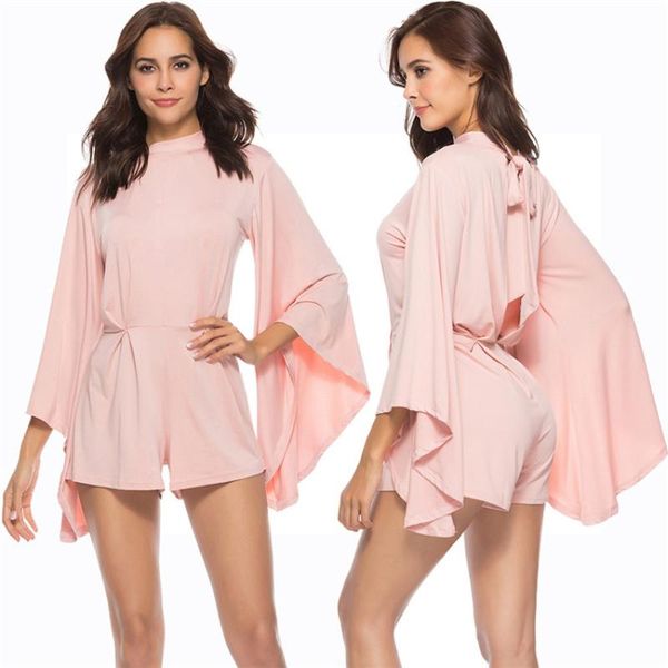 women's jumpsuits & rompers female fashion suits solid straight playsuits women bodycon long sleeve batwing backless cocktail party jum, Black;white
women's jumpsuits & rompers female fashion suits solid straight playsuits women bodycon long sleeve batwing backless cocktail party jum, Black;white