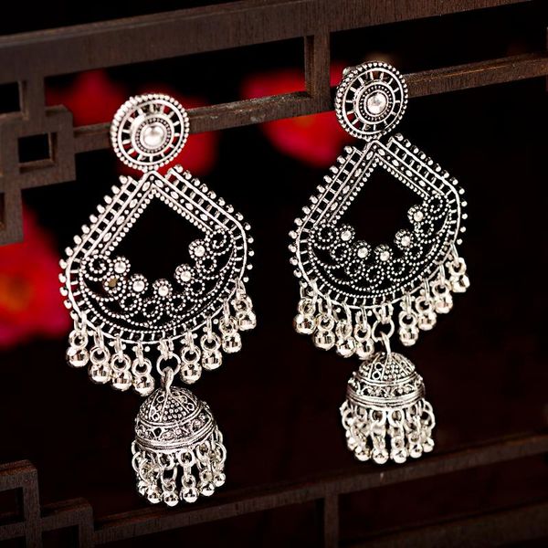 dangle & chandelier jhumka gypsy bell big earrings for women ear rings girls unusual pendant jewelry gifts statement earring gold, Silver
dangle & chandelier jhumka gypsy bell big earrings for women ear rings girls unusual pendant jewelry gifts statement earring gold, Silver