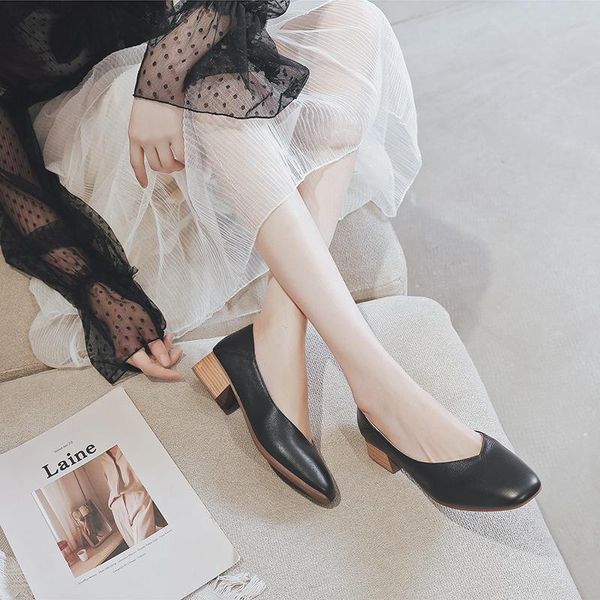 dress shoes women's square-toe chunky heel loafers 2021 simple slip-on work genuine-leather womens zapatos mujer, Black
dress shoes women's square-toe chunky heel loafers 2021 simple slip-on work genuine-leather womens zapatos mujer, Black