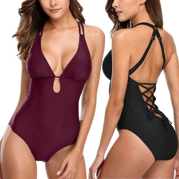 mujer women's one piece swimsuit swimwear fashion female monokini push up padded bikini bathing suit plus size one-piece suits
mujer women's one piece swimsuit swimwear fashion female monokini push up padded bikini bathing suit plus size one-piece suits