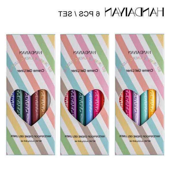 handaiyan 6 colors long lasting eyeliners pencil waterproof non-smudge fashion ultra-fine eyeliner gel pen makeup cosmetics
handaiyan 6 colors long lasting eyeliners pencil waterproof non-smudge fashion ultra-fine eyeliner gel pen makeup cosmetics