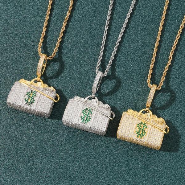 wallet iced zircon pendant hip hop cubic zirconia jewelry for men women necklaces, Silver
wallet iced zircon pendant hip hop cubic zirconia jewelry for men women necklaces, Silver