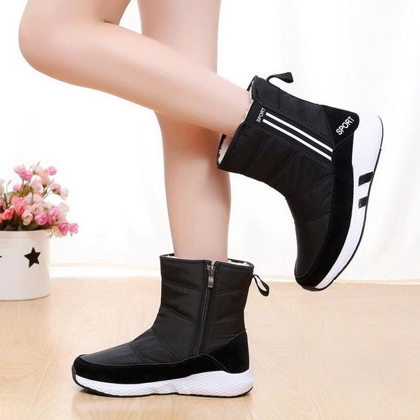 boots 2021 women winter platform ankle non-slip waterproof snow shoes for -40 degrees, Black
boots 2021 women winter platform ankle non-slip waterproof snow shoes for -40 degrees, Black