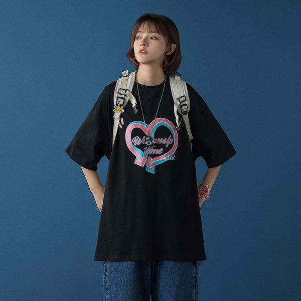 women's t-shirt graphic vintage clothing 2021 summer streetwear plus size tee teenagers short sleeve baggy y2k clothes, White
women's t-shirt graphic vintage clothing 2021 summer streetwear plus size tee teenagers short sleeve baggy y2k clothes, White