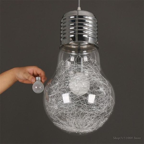 pendant lamps simple big bulb led lights home deco bedside lamp dining living room large glass hanglamp light fixture
pendant lamps simple big bulb led lights home deco bedside lamp dining living room large glass hanglamp light fixture