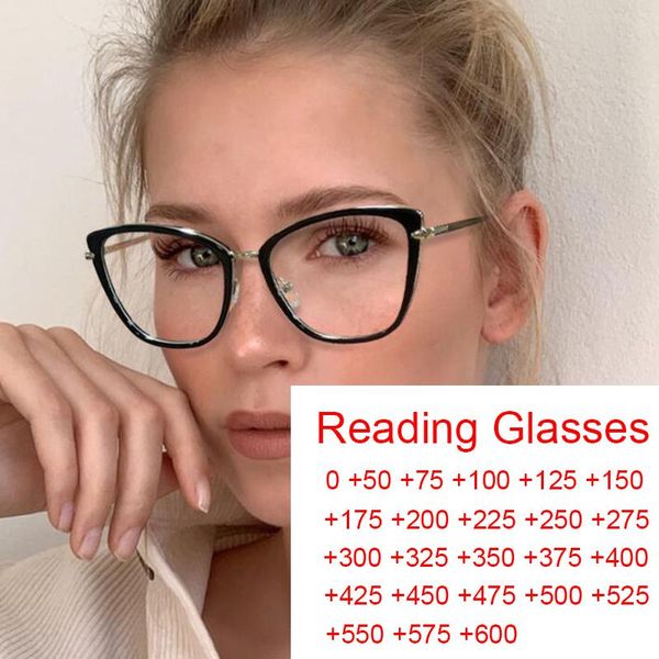 sunglasses vintage glasses for hyperopia women's anti blue light blocking reading metal cat eye frames prescription plus 2 3 4 5 6, White;black
sunglasses vintage glasses for hyperopia women's anti blue light blocking reading metal cat eye frames prescription plus 2 3 4 5 6, White;black