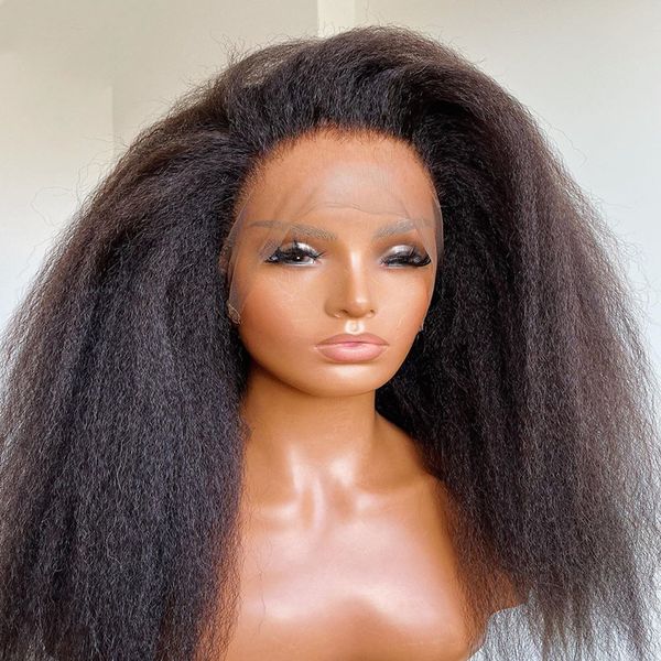 180 density yaki short bob synthetic lace front wig for women with baby hair heat resistant fiber kinky straight cosplay glueless daily use, Black;brown
180 density yaki short bob synthetic lace front wig for women with baby hair heat resistant fiber kinky straight cosplay glueless daily use, Black;brown
