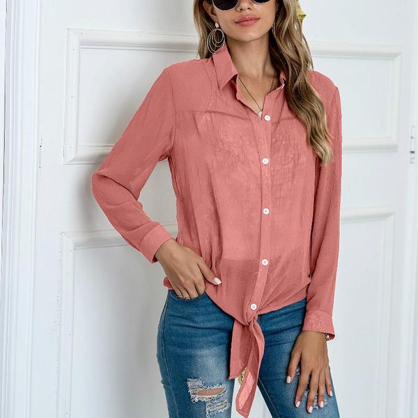 spring summer women's mesh see-through buttoned shirt long sleeve v-neck street ol lace-up blouse plus size s-xxl blouses & shirts, White
spring summer women's mesh see-through buttoned shirt long sleeve v-neck street ol lace-up blouse plus size s-xxl blouses & shirts, White