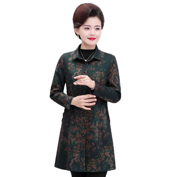 women's trench coats women spring autumn outerwear middle-aged ladies casual loose shirt cardigan female windbreaker jacket, Tan;black
women's trench coats women spring autumn outerwear middle-aged ladies casual loose shirt cardigan female windbreaker jacket, Tan;black