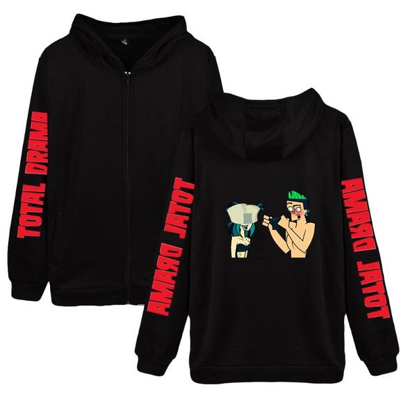 men's hoodies & sweatshirts 2021 total drama 2d print zipper sweatshirt women/men fashion zippers, Black
men's hoodies & sweatshirts 2021 total drama 2d print zipper sweatshirt women/men fashion zippers, Black