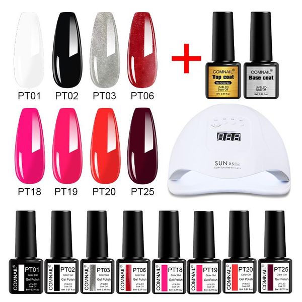 nail art kits polish manicure set with 54w 36leds lamp drying all gels soak off long lasting uv led gel lacquer base coat kit
nail art kits polish manicure set with 54w 36leds lamp drying all gels soak off long lasting uv led gel lacquer base coat kit