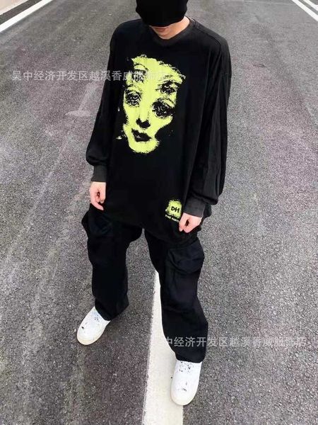2021ss early autumn national tide dh portrait phantom void limited long sleeve t-shirt for men and women, Black
2021ss early autumn national tide dh portrait phantom void limited long sleeve t-shirt for men and women, Black