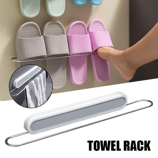 towel racks punch-foldable bar adhesive hanging slippers organizer storage rack door mounted for kitchen shoes 46cm long bs
towel racks punch-foldable bar adhesive hanging slippers organizer storage rack door mounted for kitchen shoes 46cm long bs