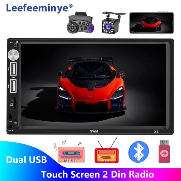 car audio dual usb 2 din radio stereo mp5 player with bluetooth handsaux tf card auto receiver 2din autoradio
car audio dual usb 2 din radio stereo mp5 player with bluetooth handsaux tf card auto receiver 2din autoradio