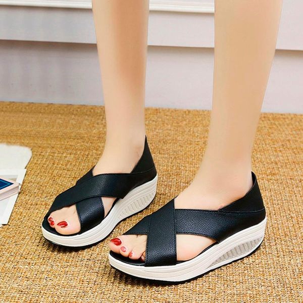 sandals wedge espadrilles women open toe gladiator casual platform 2021 summer r5, Black
sandals wedge espadrilles women open toe gladiator casual platform 2021 summer r5, Black