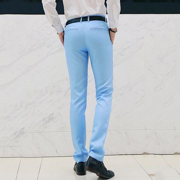 men's pants 2021 spring formal suit fashion casual slim business dress male wedding party work trousers plus size m-3xl, Black
men's pants 2021 spring formal suit fashion casual slim business dress male wedding party work trousers plus size m-3xl, Black