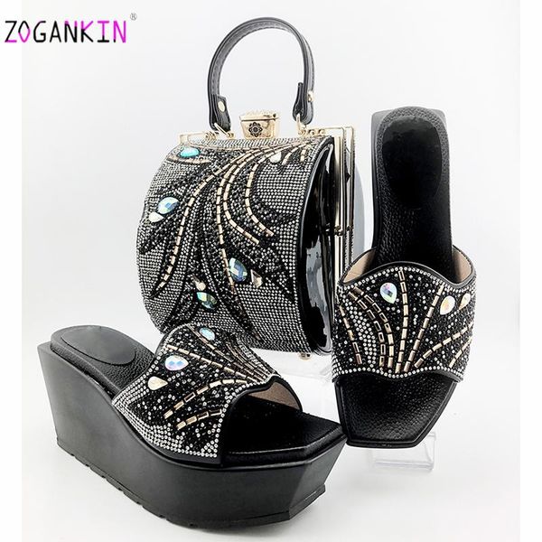 dress shoes 2021 leather and bag set african shoe with matching selling ladies, Black
dress shoes 2021 leather and bag set african shoe with matching selling ladies, Black