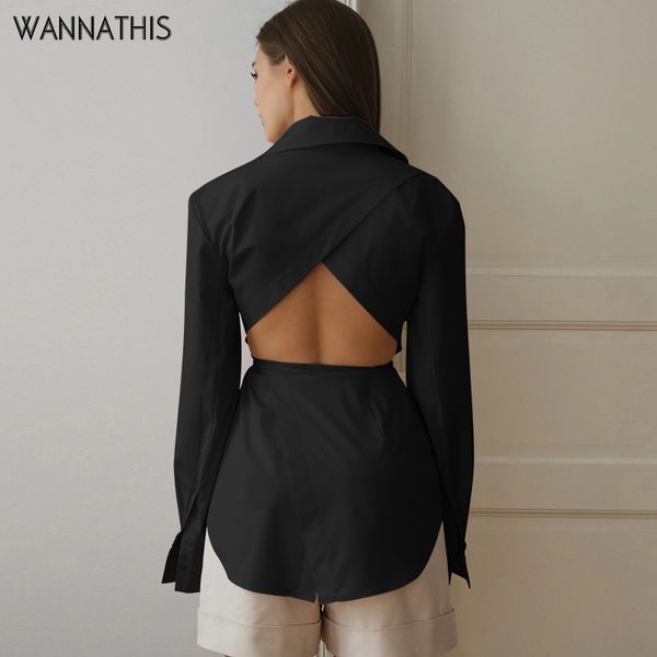 wannathis blouse women long sleeve hollow out lace up shirts casual fashion turn-down collar front button solid autumn top, White
wannathis blouse women long sleeve hollow out lace up shirts casual fashion turn-down collar front button solid autumn top, White
