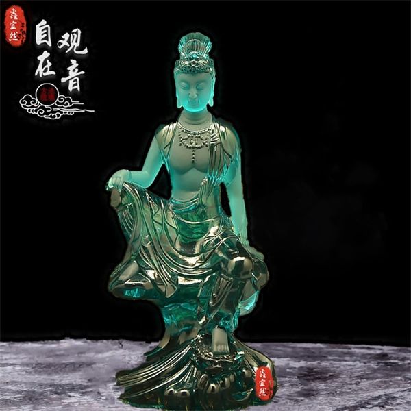 

Free glass ornaments Guanyin Bodhisattva Buddha statues at home, Buddhist furnishings in temples and halls