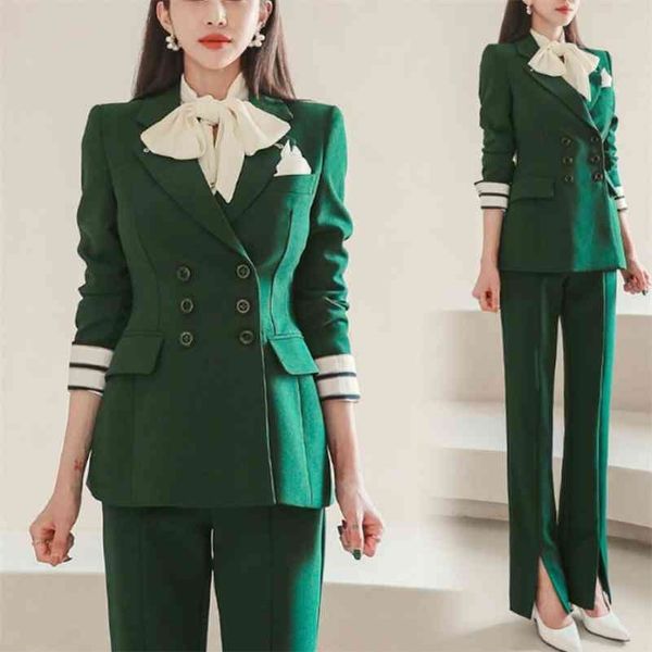 winter autumn double-breasted coat waist suit 2 piece blazer and pants set for women 210416, White
winter autumn double-breasted coat waist suit 2 piece blazer and pants set for women 210416, White