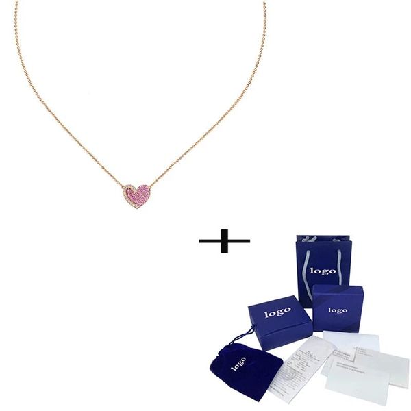 chains heart necklace shiny pink pattern crystal rose gold fashion elegant women jewellery, Silver
chains heart necklace shiny pink pattern crystal rose gold fashion elegant women jewellery, Silver
