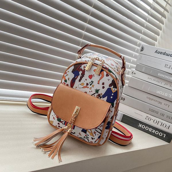 backpack womens ins super popular high-grade tassel small bookbag korean style mori style fresh printed backpack shoulder bag
backpack womens ins super popular high-grade tassel small bookbag korean style mori style fresh printed backpack shoulder bag