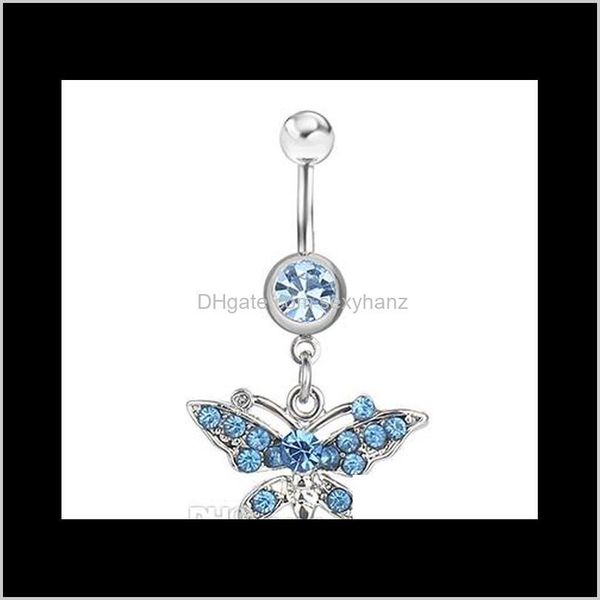 & bell button rings jewelry drop delivery 2021 d0141 ( 1 ) ltdotblue color nice butterfly style with piercing jewlery navel belly ring body, Silver
& bell button rings jewelry drop delivery 2021 d0141 ( 1 ) ltdotblue color nice butterfly style with piercing jewlery navel belly ring body, Silver