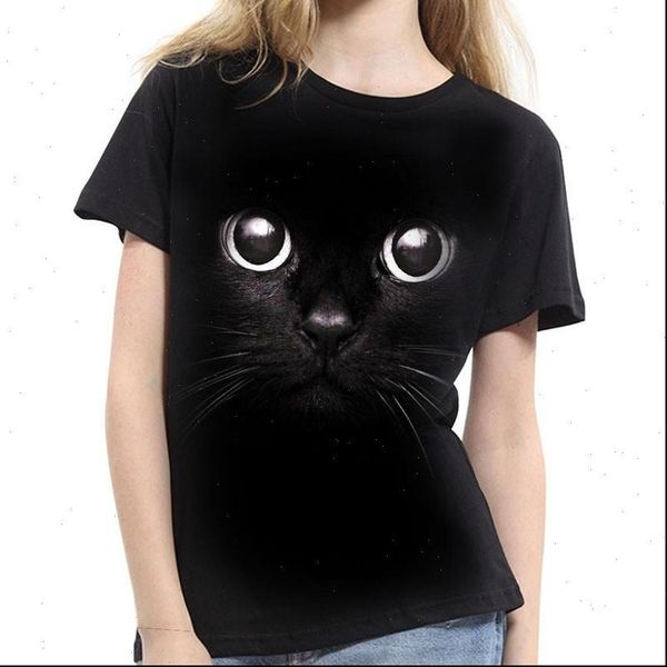 cool 3d cat print women shirts short sleeve summer tees lovers plus size xs 2xl, White
cool 3d cat print women shirts short sleeve summer tees lovers plus size xs 2xl, White