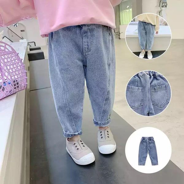 jeans baby solid color for girls spring autumn girl casual style toddler clothes denim 1-6years, Blue
jeans baby solid color for girls spring autumn girl casual style toddler clothes denim 1-6years, Blue