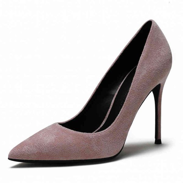 sandals spring summer women pumps shoes pointed toe kid suede leather 10cm thin heel footwear big size 32-42 ladies high heels m00, Black 
sandals spring summer women pumps shoes pointed toe kid suede leather 10cm thin heel footwear big size 32-42 ladies high heels m00, Black