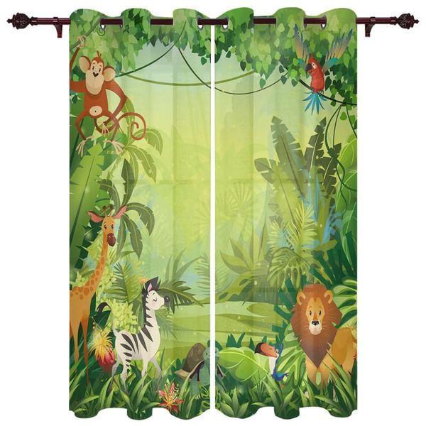 polyester translucent curtains jungle monkey lion cartoon pattern luxury for living room kitchen bedroom windows curtain & drapes
polyester translucent curtains jungle monkey lion cartoon pattern luxury for living room kitchen bedroom windows curtain & drapes