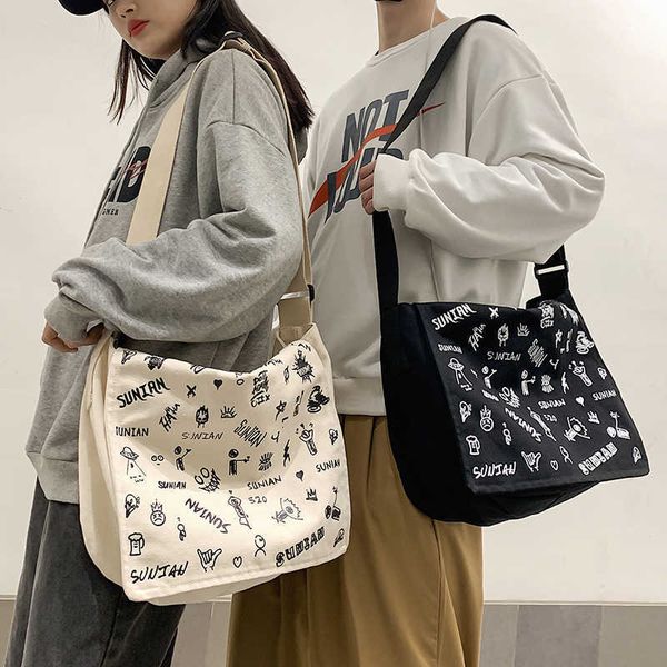 personalized graffiti canvas msenger bag men's and women's large capacity youth backpack
personalized graffiti canvas msenger bag men's and women's large capacity youth backpack