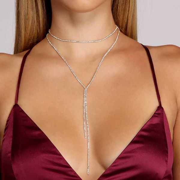 stonefans multi-lay statement rhinestone chain necklace collares luxury tassel long nacklaces for women accessories gift jewelry chains, Silver
stonefans multi-lay statement rhinestone chain necklace collares luxury tassel long nacklaces for women accessories gift jewelry chains, Silver