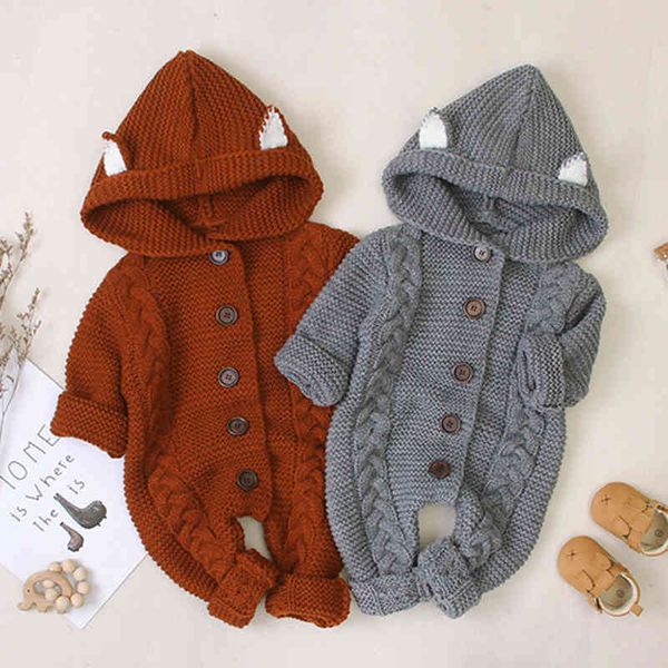 autumn winter baby boys girls pure color hooded rompers clothes children boy girl kids knitting long sleeve romper 210429, Blue
autumn winter baby boys girls pure color hooded rompers clothes children boy girl kids knitting long sleeve romper 210429, Blue