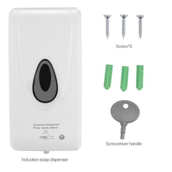 1000ml automatic soap dispenser touchless sensor hand sanitizer detergent wall mounted for bathroom kitchen liquid
1000ml automatic soap dispenser touchless sensor hand sanitizer detergent wall mounted for bathroom kitchen liquid