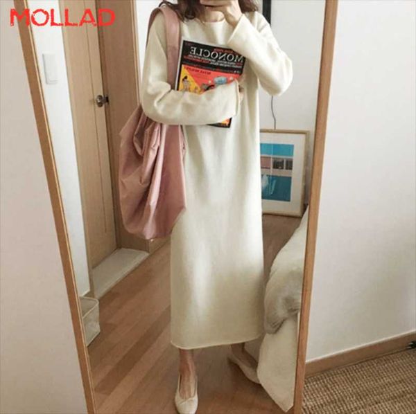 women's sweaters autumn and winter women curly edge sweater knitted skirt with long sleeves, White;black
women's sweaters autumn and winter women curly edge sweater knitted skirt with long sleeves, White;black